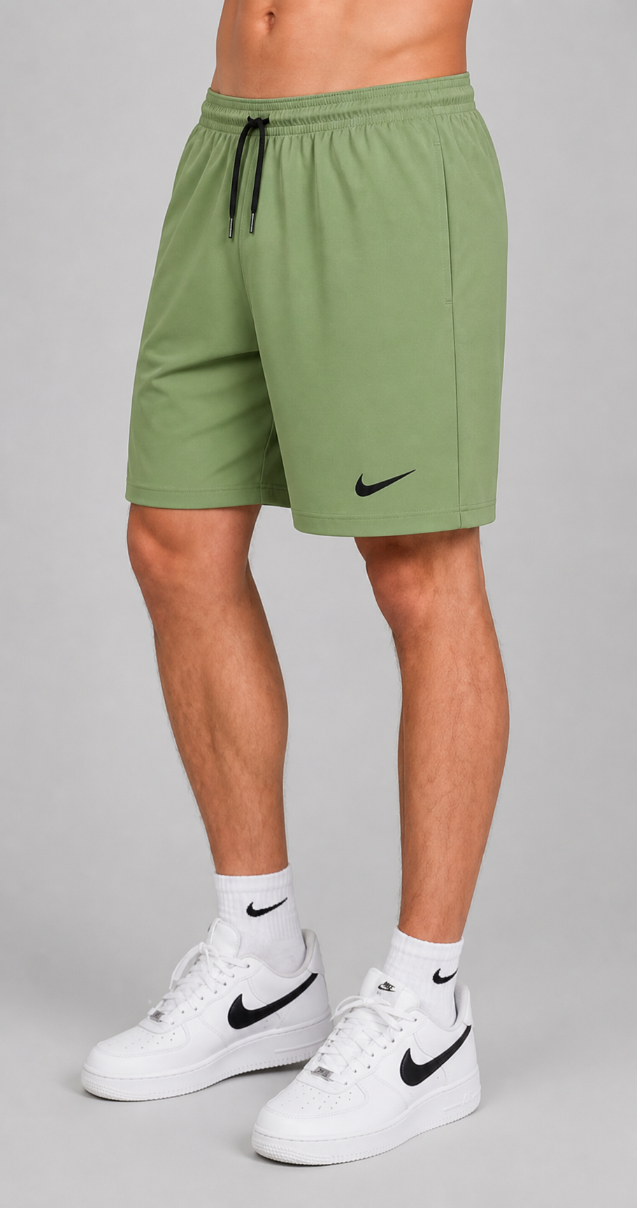 Kit 3 Bermudas Nike Dri-Fit corte reto Masculinas
