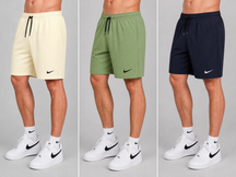 Kit 3 Bermudas Nike Dri-Fit corte reto Masculinas