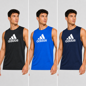 Kit 3 Regatas Adidas Dri-Fit