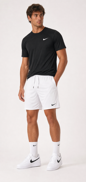 Kit Nike Dri-Fit: Camiseta + Shorts + Meia