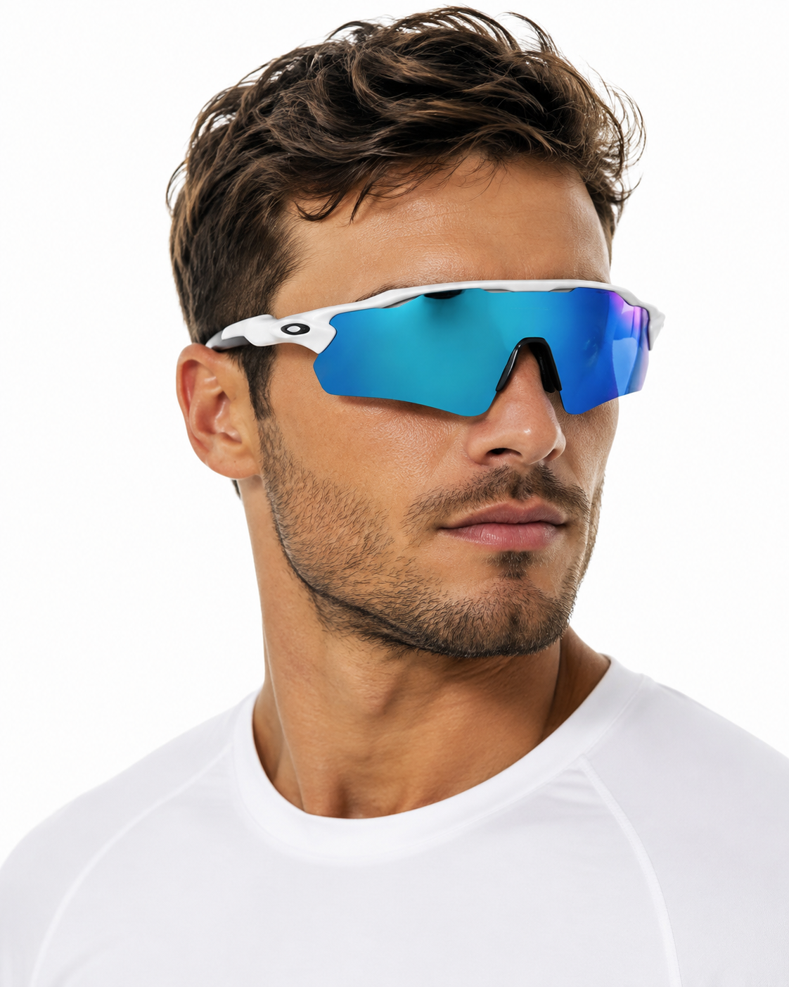 Óculos de Sol Oakley Radar Branco Lente Azul