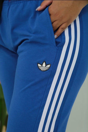 Calça Moletinho 3 Stripes Adidas Originals - Feminino
