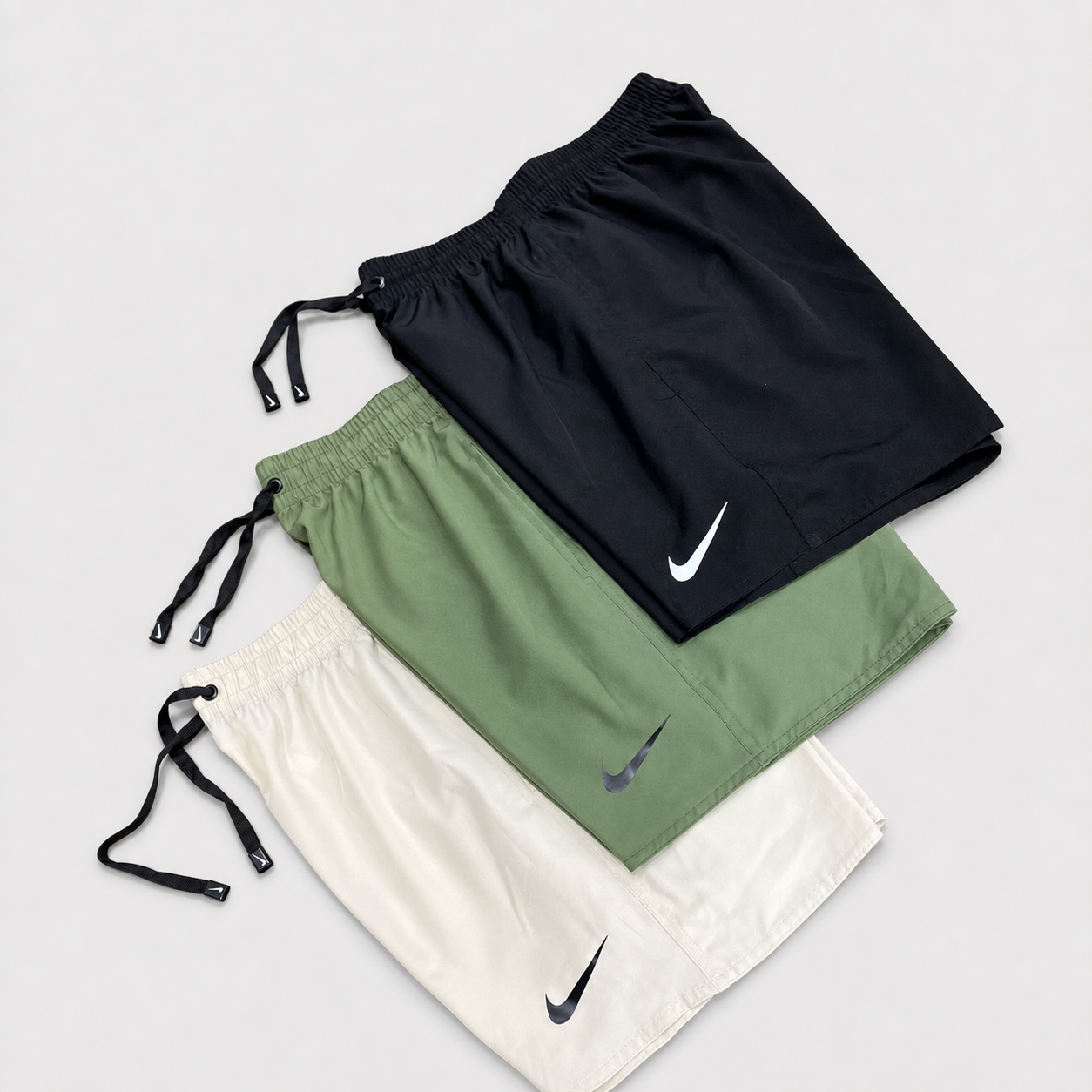Kit 3 Bermudas Nike Dri-Fit corte reto Masculinas