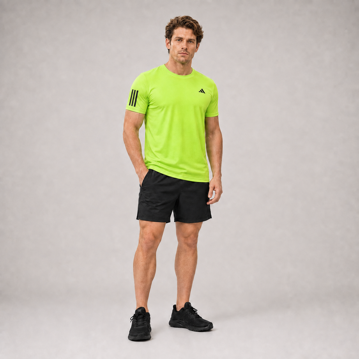 Camiseta Dri-Fit Adidas Verde Neon