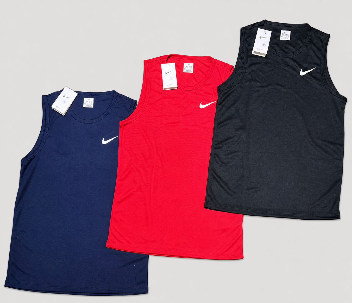 Kit 3 Regatas Nike Dri-Fit