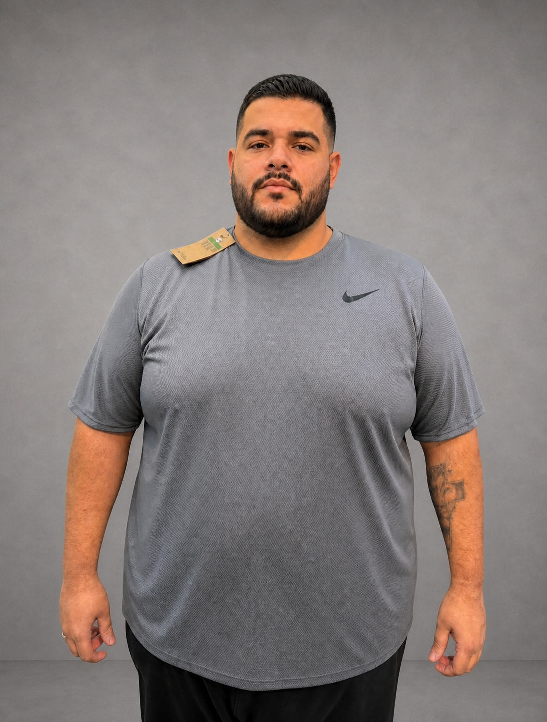 Kit 3 Camisetas Dri-fit Plus Size - Nike - cinza