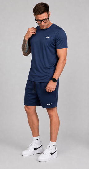 Kit Nike Dri-Fit: Camiseta + Shorts + Meia