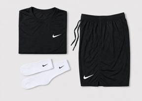 Kit Nike Dri-Fit: Camiseta + Shorts + Meia