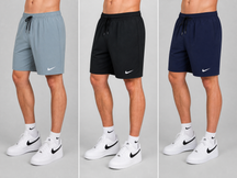 Kit 3 Bermudas Nike Dri-Fit corte reto Masculinas