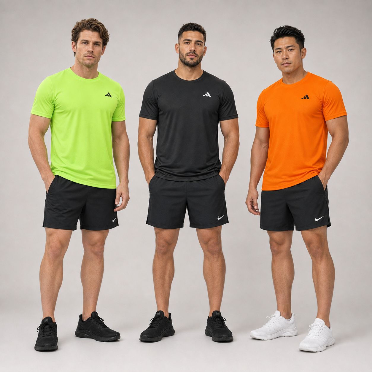 Kit 3 Camisetas Dri-Fit Adidas
