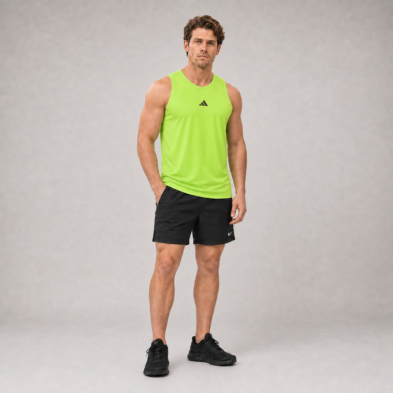 Regata Dri-Fit Adidas Verde Neon