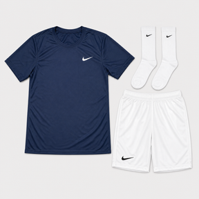 Kit Nike Dri-Fit: Camiseta + Shorts + Meia