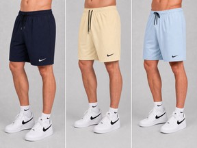 Kit 3 Bermudas Nike Dri-Fit corte reto Masculinas