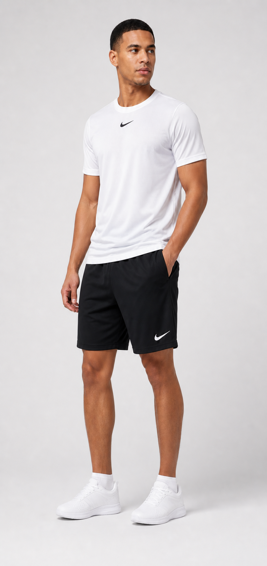 Conjunto Dri-Fit: Camiseta + Shorts - Nike